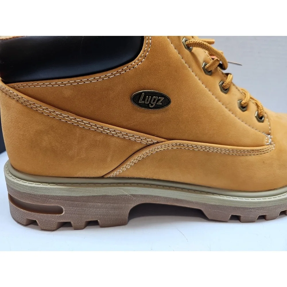 Lugz Empire Mid MEMPK7401 Men's Wheat Ankle Boots US Size 13.0D, Slip Resistant‎